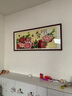 良品大师牡丹花装饰画家和万事兴新中式客厅沙发背景墙画书房花开富贵挂画 花开富贵A14 78*188cm宣纸+红木框（热卖款） 实拍图