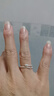 中国黄金（CHINA GOLD）足银灵蛇银戒指女轻奢高级感生肖蛇老婆生日礼物中秋节礼物送女友 【京速达】灵蛇戒指【S999银】 实拍图