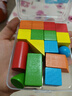 数学教具全套一二年级下册学具盒小学生计数器七巧板钟表时钟算盘活动角几何体模型 几何体14个(盒装木质） 实拍图