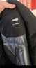 京东京造冬季短款连帽滑雪羽绒服户外派克服加厚保暖外套男 黑色 M 实拍图