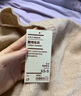无印良品 MUJI 女式 含牦牛绒骆驼绒圆领毛衣 长袖针织衫秋 冬季 烟熏粉色 M -L(165/88A) 实拍图