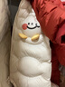 巴拉巴拉童装婴儿连体羽绒服连体衣宝宝衣服冬装哈衣爬服萌趣男童女童 铁锈红61003 80cm 实拍图