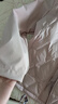 探拓（TECTOP）户外轻薄羽绒服修身保暖羽绒外套 2347234YR 女款藕粉色XL 实拍图