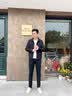 SHANSHAN杉杉男士翻领夹克春秋薄款印花提花商务休闲青年外套男装 黑色 XL /180【建议130-145斤】 实拍图