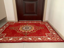 双喜临门 入户门地垫门垫防滑吸水脚垫家用卧室客厅茶几垫厨房卫浴防滑垫 贵族红 100cm*140cm 实拍图