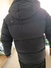 鸭鸭（YAYA）羽绒服男士短款面包服2025年新款休闲保暖加厚极寒冬季外套ZL 黑色 S /165 实拍图
