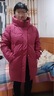 坦博尔羽绒服女中长款宽松连帽厚款保暖女士外套TD236506 锦洛红 180  实拍图