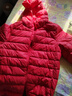 真维斯（Jeanswest）羽绒服2026春秋连帽轻薄短款外套白鸭绒保暖舒适大红色XL 实拍图