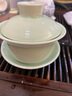 豹霖景德镇青花瓷盖碗茶杯茶碗陶瓷特大泡茶杯功夫茶具敬茶碗单个三才 盖碗大号-梅子青年年有鱼 实拍图