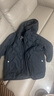 巴拉巴拉童装儿童轻薄羽绒服男童女童冬季中大童短款外套 黑色90001-灰鸭绒 150cm 实拍图
