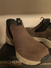 斯凯奇（Skechers）男鞋保暖男靴高帮鞋加厚加绒棉鞋一脚蹬休闲运动鞋237283C 巧克力色/黑色/CHBK 41 实拍图