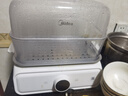 美的（Midea）电蒸锅 电火锅 速嫩蒸三层 家用大容量旋钮智能电蒸箱 多功能蒸包子锅不锈钢蒸架电锅全透明 15.3L 【上蒸下煮】ZGC3223M02 实拍图