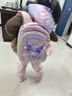 艾欣儿幼儿园书包女童小中大班学生女孩双肩小背包3至5岁卡通动漫一年级 粉色库洛米+小马挂件 实拍图