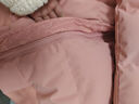啄木鸟 羽绒棉服女短款2024新款棉衣显瘦秋冬外套大码保暖韩版小棉袄女 粉色 XL（建议体重115-130斤） 实拍图