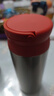 双立人（ZWILLING）保温杯杯子提手泡茶杯茶滤杯316L不锈钢内胆水杯节日礼物送礼 浆果红 450ml 实拍图