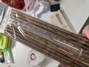 ecoco意可可实木鸡翅木筷子耐高温无漆无蜡防滑家用餐具进口原木高档新款 简约款【实木筷 防霉抗菌】 5双 实拍图