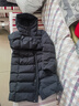 京东京造【聚热羽绒plus+】男士羽绒服外套冬季防钻绒中长款黑色XL 实拍图