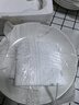瓷侠客盘子菜盘家用白色骨瓷餐具碟子陶瓷餐盘套装骨碟饺子盘深盘饭盘 8英寸常用菜盘（10个装） 20.6cm 实拍图