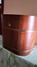 初心家用恒温足浴桶大桶过小腿养生木桶加厚高桶健康礼物泡脚桶 31cm方形口-大叶花梨木 实拍图