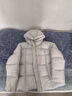 美力城【檀健次同款】羽绒服男女同款短款鹅绒冬季新款三防 流光银 L 晒单实拍图