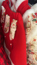 贝婴初（BEIYINGCHU）汉服女童新年衣服儿童中国风马年唐装过年宝宝拜年服2026年新款 上袄+裙子+头饰 120 （建议身高105-115） 实拍图