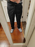 吉普（JEEP）休闲裤男秋冬季商务宽松裤子男士潮流直筒百搭男裤黑色加绒32 实拍图