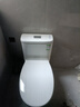 九牧（JOMOO） 马桶卫浴节水虹吸坐便器 一体式静音防臭座便器马桶 釉面陶瓷 大冲力马桶400坑距（免费安装） 实拍图