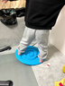 赟娅翘翘平衡板体能感统训练器材家用平衡台专注力室内锻炼玩具跷跷板 天蓝色（送五球) 实拍图