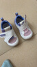 卡特兔宝宝学步鞋秋冬宝宝棉鞋男童加绒二棉童鞋1-3岁软底机能鞋小K盾 白粉紫-网面 24 内长14.5cm 脚长13.6-14.2 实拍图