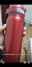膳魔师（THERMOS）保温杯男女不锈钢水杯子大容量保冷防漏弹盖学生520礼物JNL系列 胭脂红(504-MTR)500ml500ml 500ml 实拍图