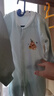 班杰威尔婴儿衣服春秋季夹棉连体衣宝宝保暖哈衣爬服 保暖蓝熊2件套 80码 实拍图