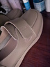 足力健老人鞋秋季中老年百搭乐福鞋单鞋妈妈鞋女士休闲皮鞋 8690K卡其37 实拍图