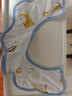 全棉时代 婴儿纱布花瓣口水兜 ,3条装 沙滩+马戏团+邦利果 29×32cm 实拍图