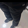 回力休闲裤男冬季加绒直筒阔腿裤子男保暖卫裤男运动长裤男裤 黑色XL 实拍图