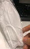 万宝绿kn95口罩立体3d透气柳叶型成人口罩独立装高颜值女白色鱼嘴型口罩  出口品质【鱼型-白色40只】独立装 实拍图