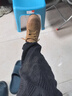 3537解放鞋男女户外工地胶鞋防滑耐磨工作鞋帆布黄球鞋劳动劳保鞋 HW-44-新起点-土黄色 42 实拍图