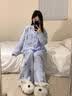 伊棠朵少女长袖睡衣女春秋季韩版可爱学生印花宽松大码甜美家居服两件套 糖老鸭双长套装 M （80-100斤） 实拍图