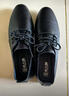 老人头2025年春秋新款商务皮鞋工作结婚正装皮鞋软底软面真皮加绒男皮鞋 黑色 光面（系带）9663 40 实拍图