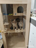 【纯实木】松木猫别墅猫柜 家用室内超大自由空间猫窝 养猫专用笼 经典120*60*60【三层】 【原木】送上门+自己安装+侧门 实拍图