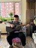 雅马哈（YAMAHA）进口41英寸吉他F310民谣弹唱初学者入门学生木吉它演奏乐器F600 【F600升级款】41英寸F400烟熏黑 实拍图