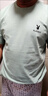 花花公子（PLAYBOY）【两件装】纯棉短袖T恤男半袖服男士夏季新款宽松休闲纯色上衣 灰色短袖+卡其短袖 （花花公子） XL 【120-130斤】 实拍图