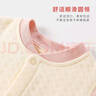 舒贝怡婴儿衣服新生儿连体衣纯棉周岁宝宝爬爬服新春款满月可爱哈衣粉80 实拍图