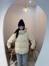 雪莱琼斯（Shelley Jones）白鸭绒羽绒服男冬季新款保暖加厚连帽羽绒衣日系潮牌宽松休闲外套 卡其色 XL 实拍图