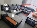 中派现代可拆洗布艺沙发实木框架客厅沙发组合智能充电蓝牙音响补贴 六件套智能版【送4凳子】 科技布乳胶弹簧版 实拍图