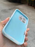 鱼非渔新款苹果16promax手机壳液态硅胶iphone17保护套全包防摔12高级感女款网红15pro软壳果冻纯色plus 婴儿蓝[果冻液态硅胶|高品质]送个性贴纸 iPhone 16pro 实拍图