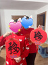 芬尚 灯笼福卡挂件 空白硬卡纸春联对联蜡染双面万年红宣纸 春节新年过年喜庆中国结挂饰福字红卡纸6张 实拍图