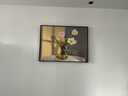 墨派餐厅装饰画现代简约饭厅横幅挂画轻奢饭厅背景墙厨房壁画免打孔 春暖花开 80*60cm【晶瓷】 实拍图