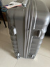 美旅新秀丽旗下行李箱时尚轻盈拉杆箱密码箱大学生男女出差箱子\NC2 银色【全球3年质保】 28英寸 |箱重4.6kg|有侧提手 实拍图
