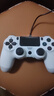 游戏手柄PS4原装平替黑神话悟空适用pc电脑版steam蓝牙无线笔记本体感震动ps4游戏主机原装国产 全新升级款【冰河白】带无线接收器 实拍图