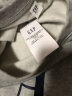 Gap男女装字母印花大logo圆领抓绒卫衣609136简约经典款 灰色 185/104A(XXL) 亚洲尺码 实拍图